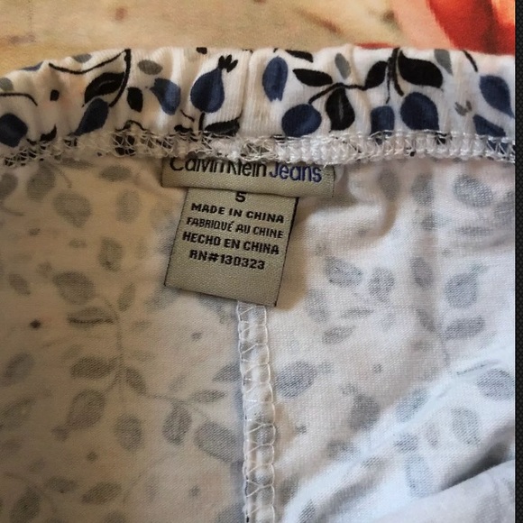 Calvin Klein Jeans 2pc Tunic/Leggings Set Sz 5 - Picture 8 of 8